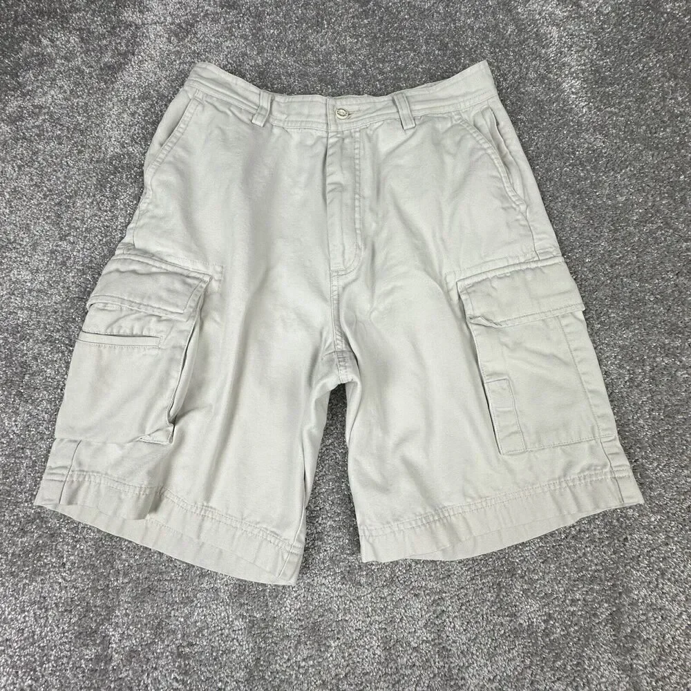 Callaway Golf Cargo Shorts Mens 30 White Sport Outdoors Casual Comfort